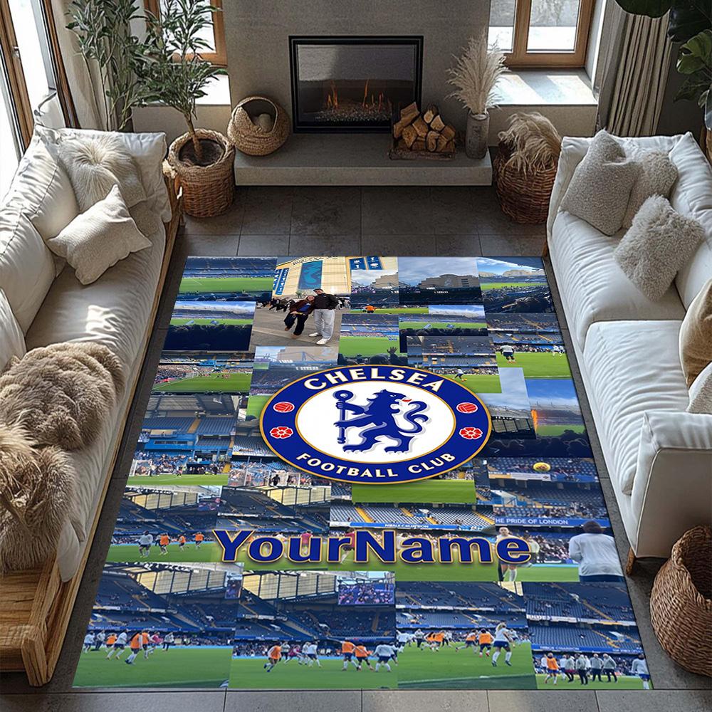 Chelsea Customize Your Name Carpet Perfect for Entryway Hallway Study Room Dining Room Anti-slip Rug Anime Office Decor Gift for Festivals