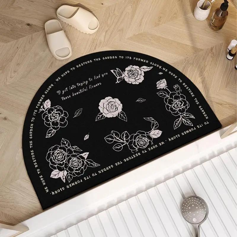 Bathroom Floor Mat American Diatom Mud Absorbent Foot Mat Non-slip At the Bathroom Door