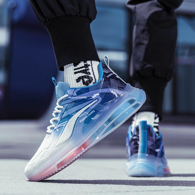 Running Shoes Men Lightweight Mesh Anti-slip Wear-resistant Casual Shoes Men Lace-up Sports Breathable Walking Shoes Men