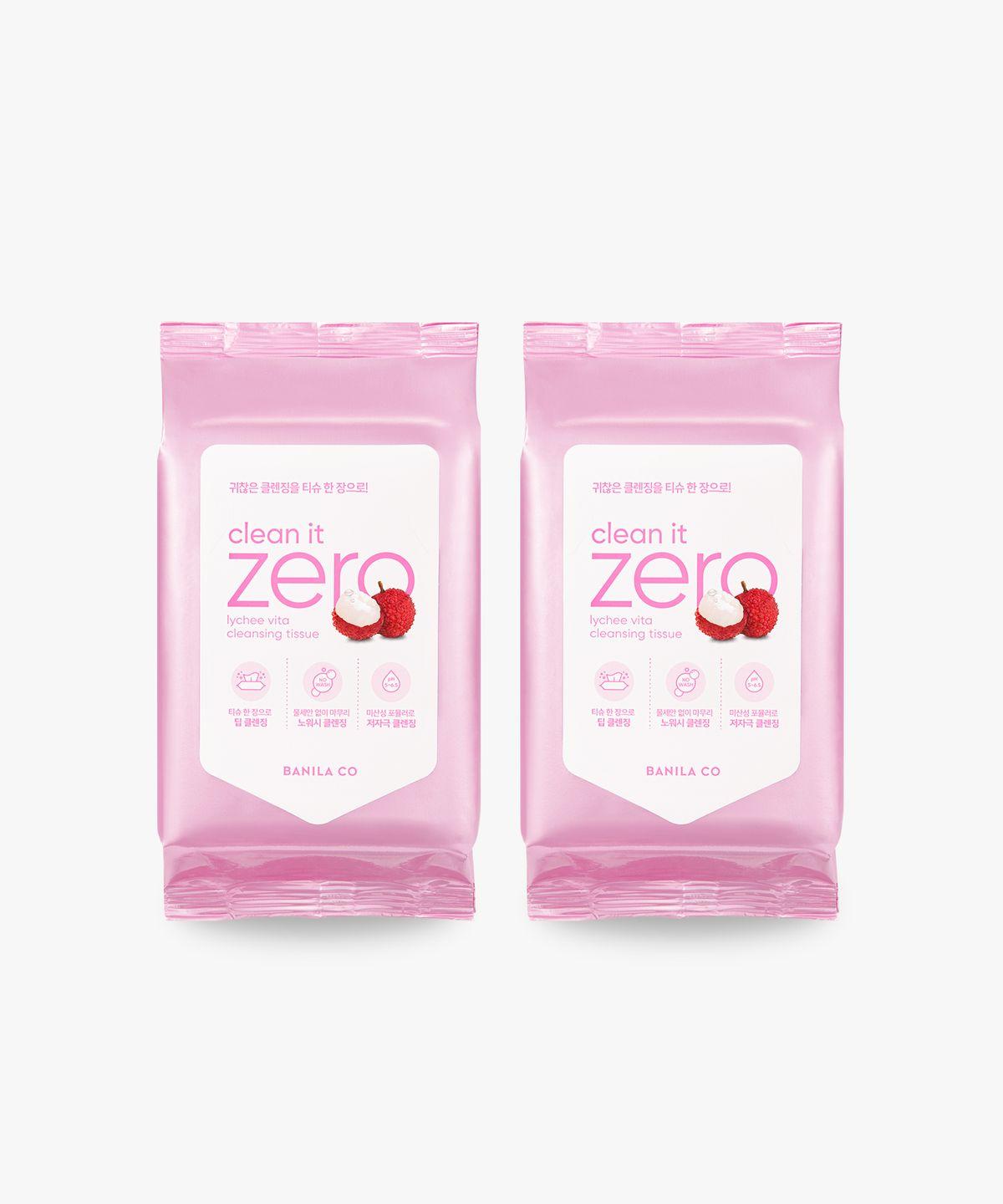 [2PACK] Clean It Zero Rich Vita Cleansing Tissues 30 Sheets