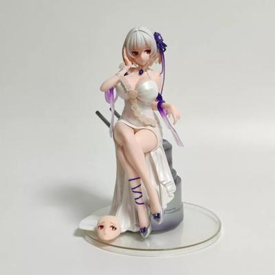 Anime Azur Lane Sirius sedící šaty ver. PVC Figurka Nová Bez Krabice Hračky Model 20CM