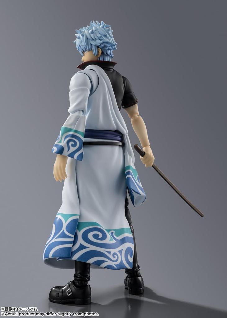 TAMASHII NATIONS S.H.Figuarts Gintama Sakata Gintoki, approximately 145mm, PVC & ABS painted action figure