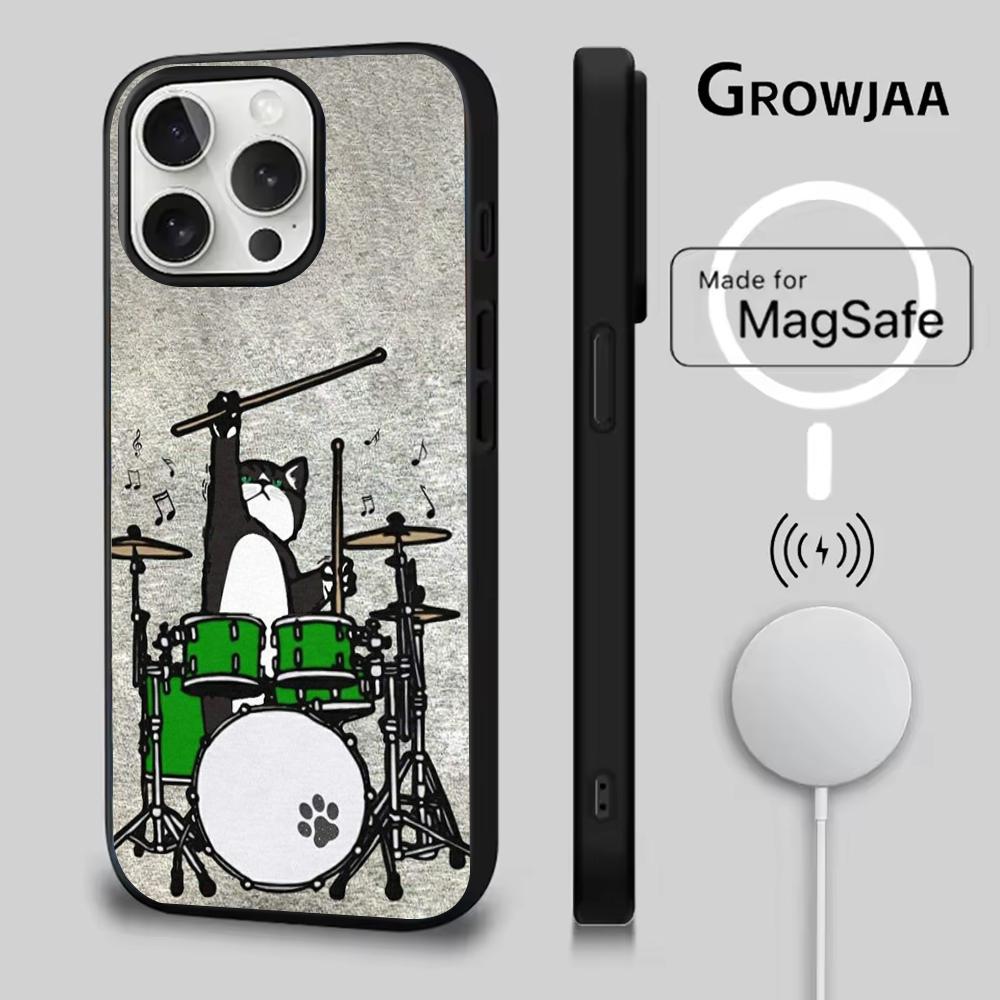 

Drum Drummer Phone Case For iPhone 16e,16,15,14,13,12,11,Plus,Pro,Max,Mini Magsafe Magnetic Wireless Charging iphone15plus