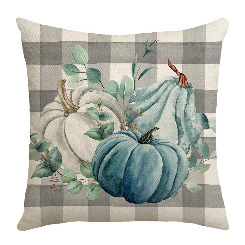 

New Autumn Pumpkin Car Linen Pillow Home Furnishings Nordic Sofa Pillow Cover 45 * 45Cm (excluding pillow core)