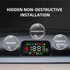 Linkstyle Head Up Display do auta, MPH, GPS tachometr s alarmem překročení rychlosti a přizpůsobitelným LED ambientním osvětlením HUD displej pro všechna auta