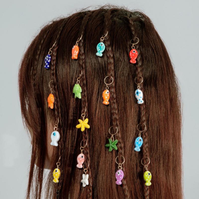 Accessories, Beach Conch Shell Braided Headwear Ins Punk Trend Braided Hair Dirty Braided Hair Accessories