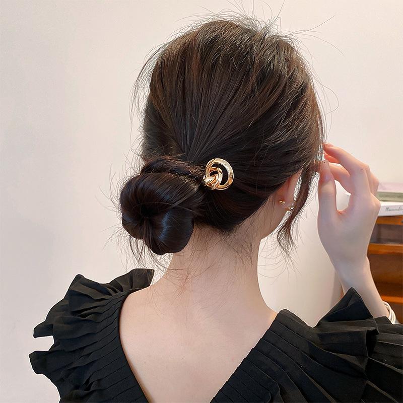 Fashion Women Simulated Pearl Hairpins Metal Barrette Clip Wedding Bridal Tiara Hair Accessories Wedding Hairstyle Design Tools