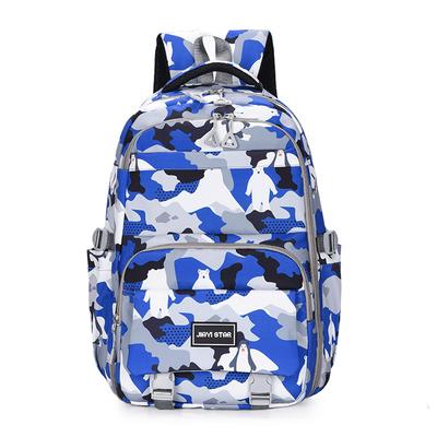 Men's Printed Backpack Large Capacity School Bag Campus Backpack Lightweight Backpack