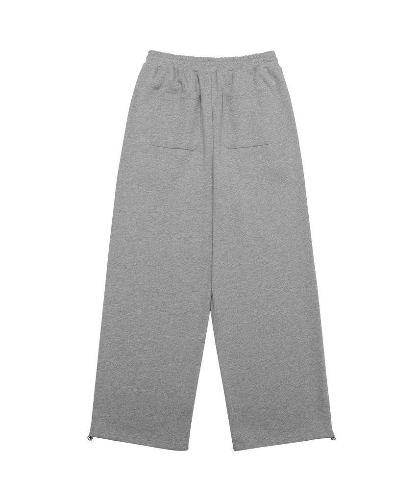 AMES-WORLDWIDE Basic Small Logo Sweat Pants Gray
