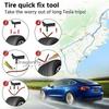 For Tesla Rubber Lifting Jack Pad Adapter Tool for Tesla Model 3/Y/S/X 2017-2024 Accessories Tire Repair Tool Lifting Jack Pad