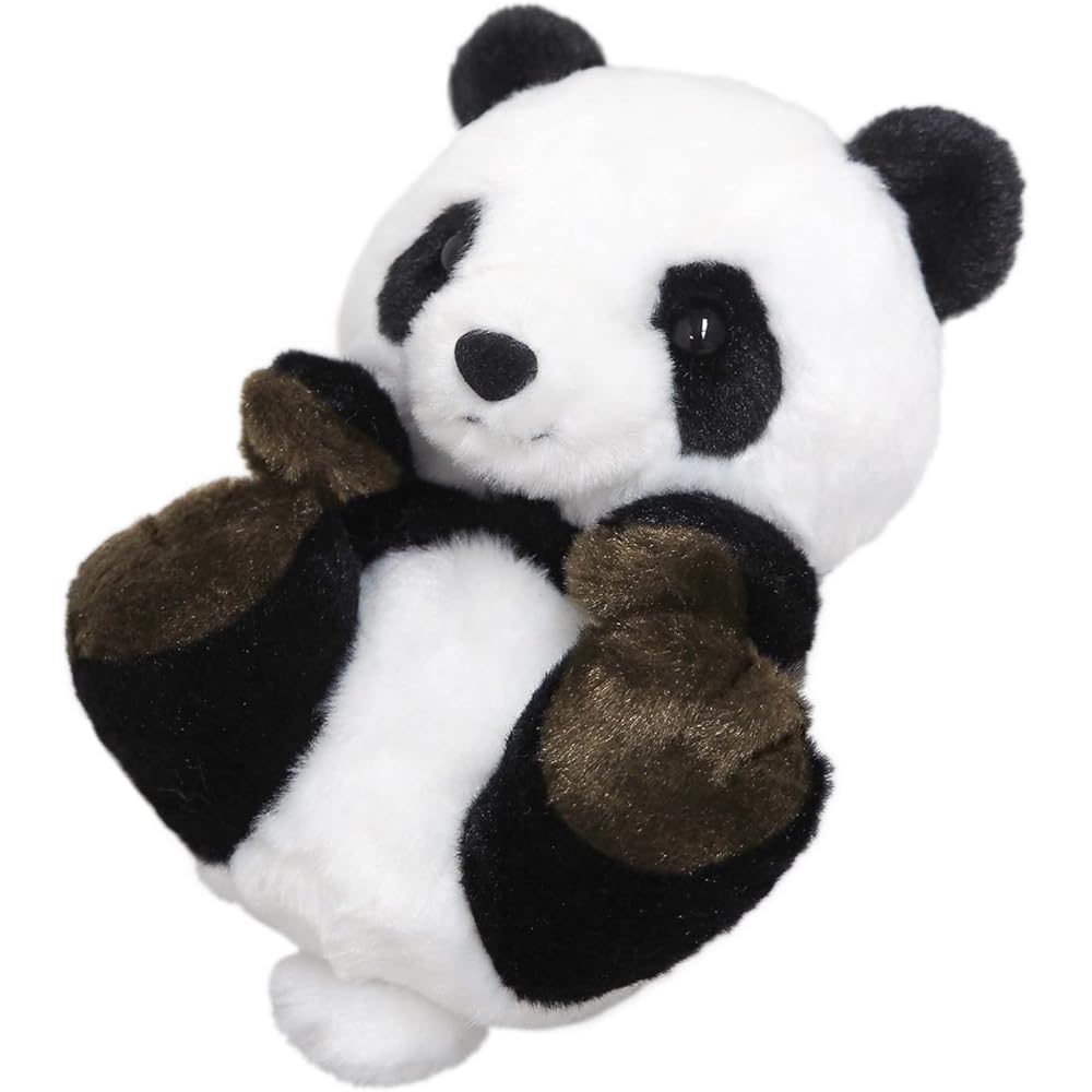 Sanei Boeki Original Kyuun Koro Panda Plush Toy 10cm x 12cm x 12cm Animal