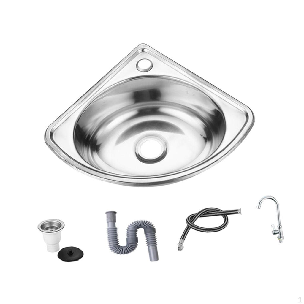 Eckwaschbecken fürs Badezimmer, Wandmontage, Mehrzweck, einfache Installation, Home Wash