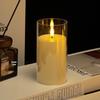 Acrylic LED Candle Light with Swaying Flame and Cup