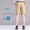 Men's Premium Lightweight Cotton Pleated Shorts