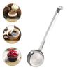 Stainless Steel Pizza Sauce Spoon Baking Scoop Soup Tomato Cups With Long Handle Kitchen Ladle For Serving Spread Cream Tool