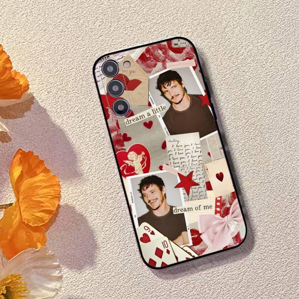 P-Pedro Pascal Actor Phone Case For Samsung Galaxy A73,A72,A71,A70,A53,A52,A51,Others Soft Black Cover