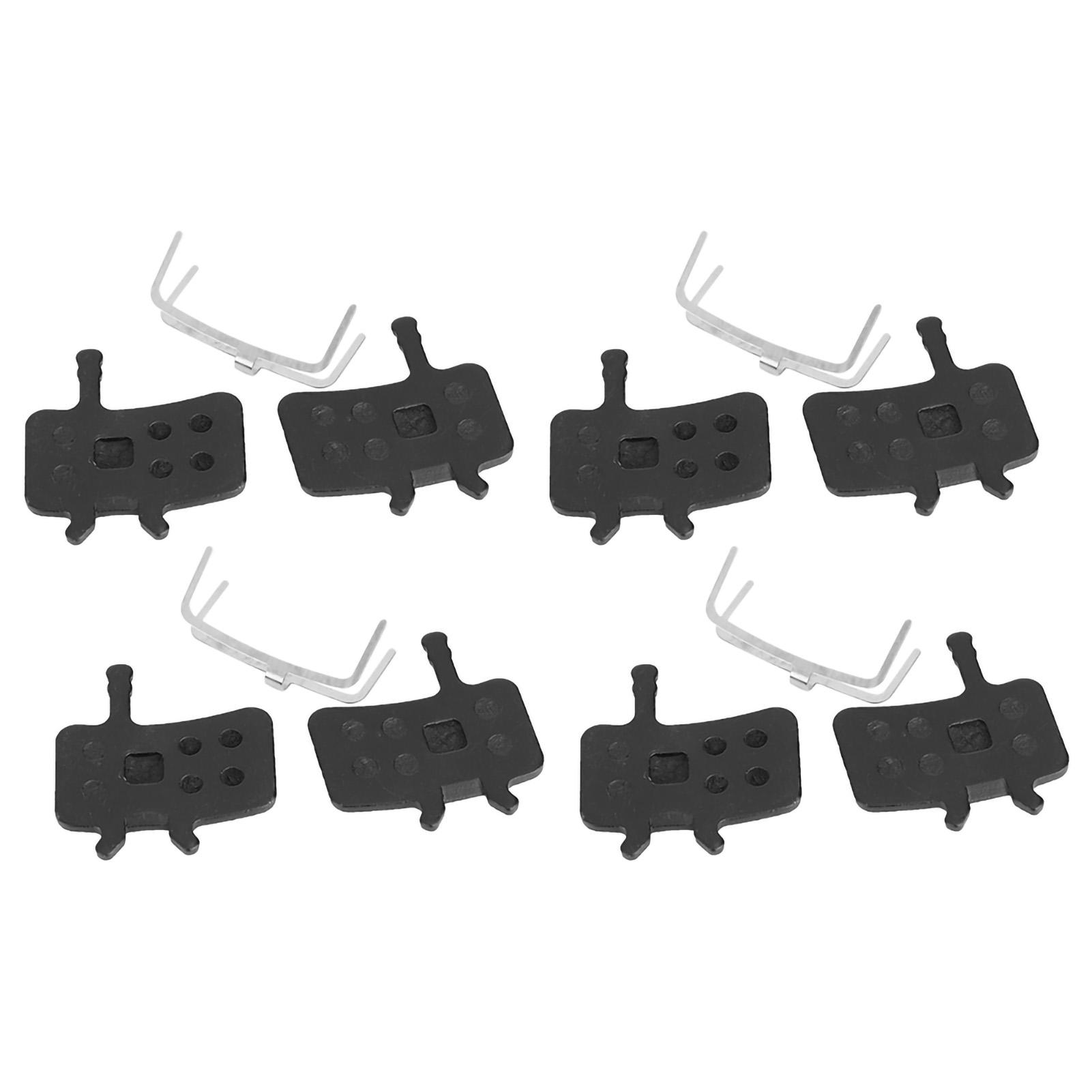 

4 Pairs Resin Semi Metal Bike Brake Pads, Lightweight & , & Powerful Braking with Low Noise, Direct & Sensitive Suitable for Normal Rid