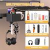 5 in 1 Desk Headphone Hanger Clamp  Under Desk Cup Holder Rotating Game Controller Stand Detachable Pen Cup Holder Desk Storage