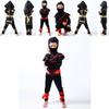Comfortable And Breathable Boys Kids Ninja Assassin Costume With Adjustable Features
