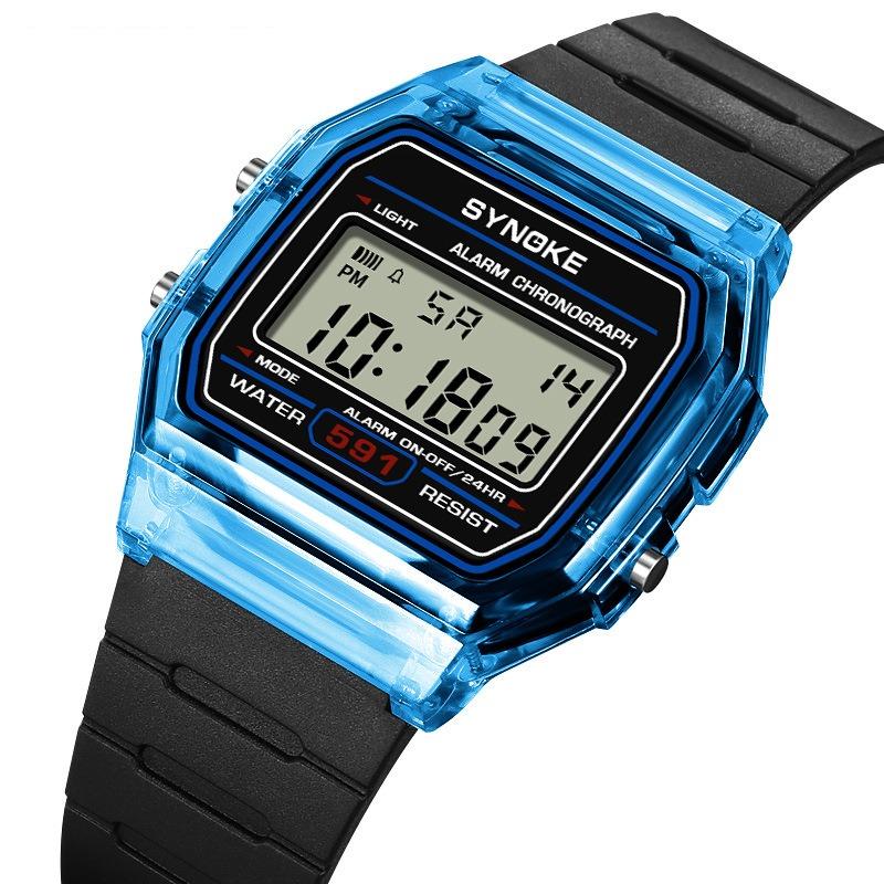 Top Brand New Electronic Watch Retro Classic Small Square Student Sports Watch Lightweight Design Advanced Watch