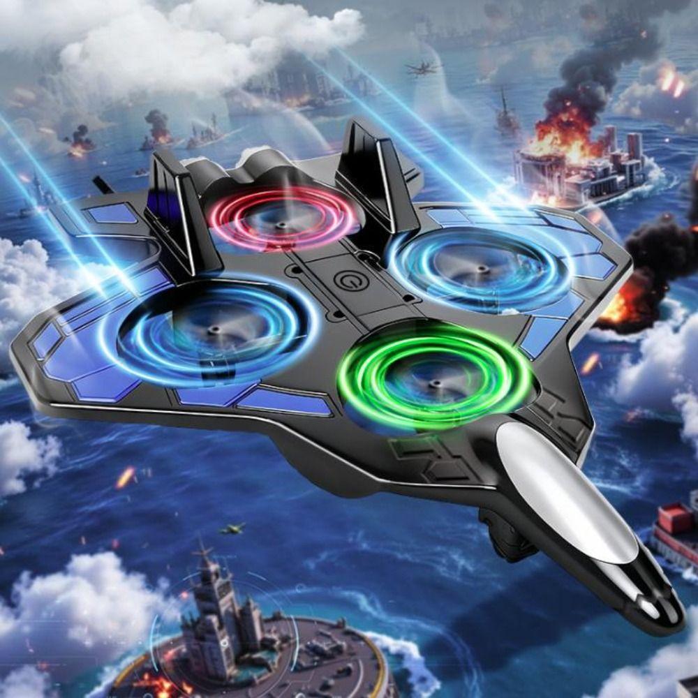 Gravity Sensing Four Motor Helicopter Toy Rechargeable RC Hobby Jet Plane Parent-child Interaction