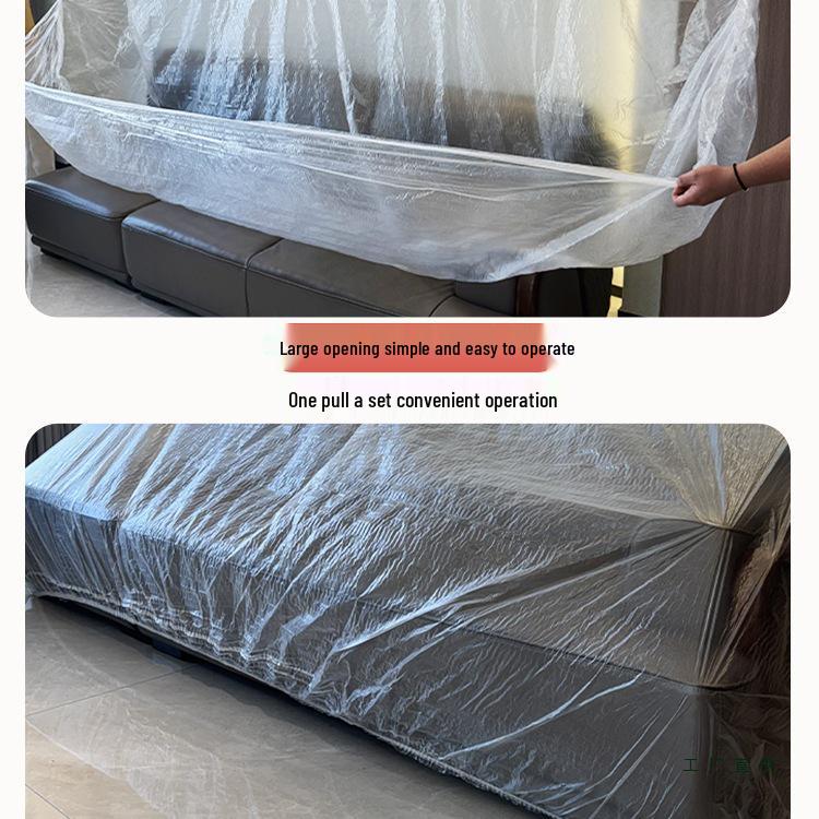 PE Elastic Drawstring Sofa and Bed Dust Cover - All-Inclusive Slipcover for Dormitory Upper Bunk