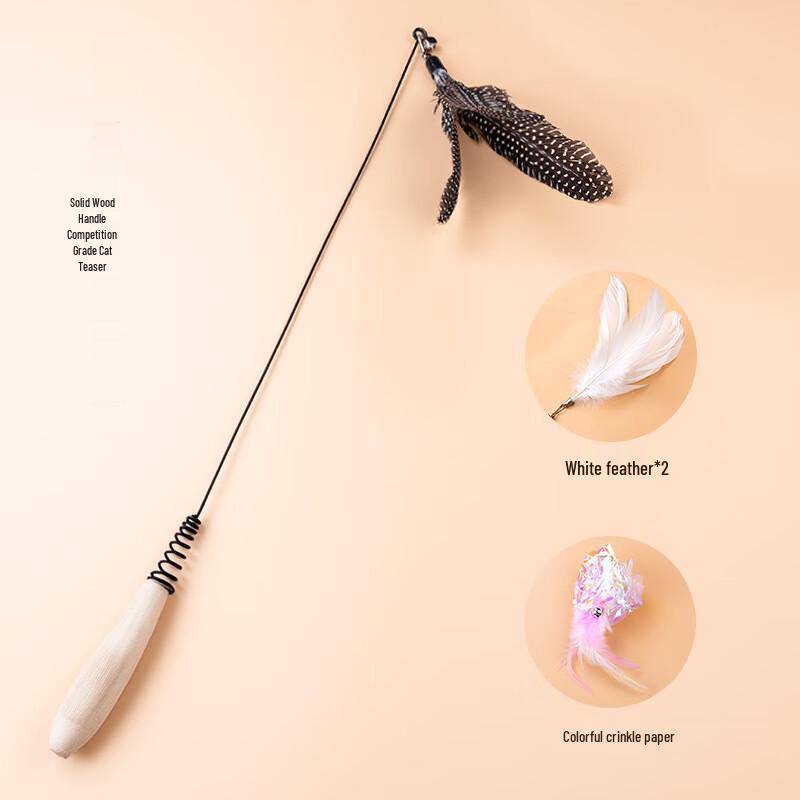 Cat Teaser Wand with Refill Heads