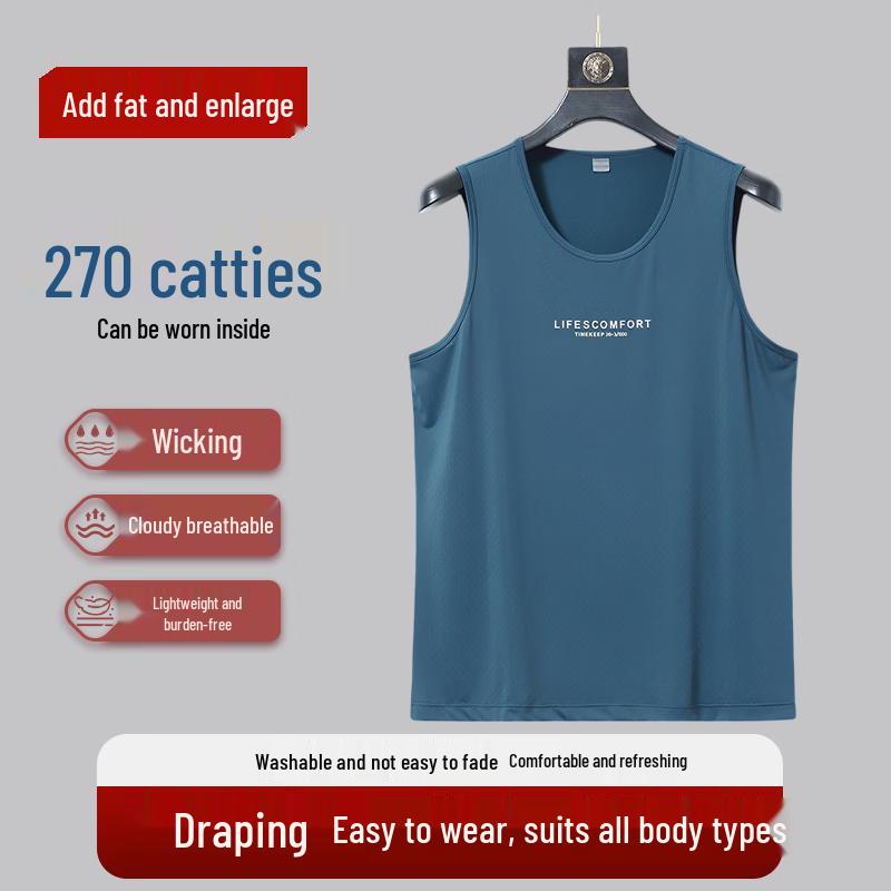 Men s Plus Size Cooling & Breathable Sleeveless Vest 6XL