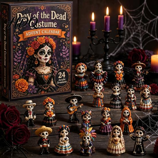 Unique Mexican of The Cultural Souvenirs Day Advent Calendar Dead Costume 2026 24 Days Countdown