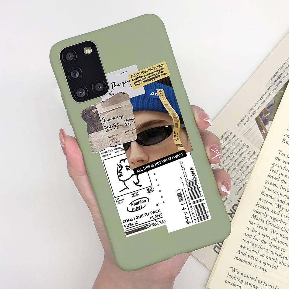 For Samsung Galaxy A31 Case For Samsung A31 A 31 SM-A315F 6.4 Phone Cover Soft Silicone Case For Coque Samsung A31 Phone Cases