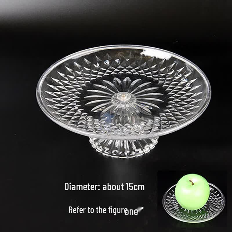 Qiwei European Style Acrylic Fruit Bowl
