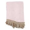 88 Key Piano Dust Proof Cloth Golden Velvet Keyboard Protective Cover with Tassel DecorationPink