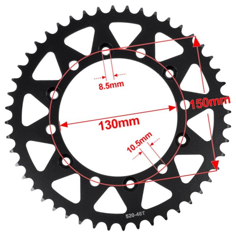 520 Motor Front Rear Star Chain Wheel Sprocket for Yamaha FZ6 FZ6R FZ-6R XJ6 SP Diversion F ABS FZ1 YCG 2009-2016 2017 2018 2019