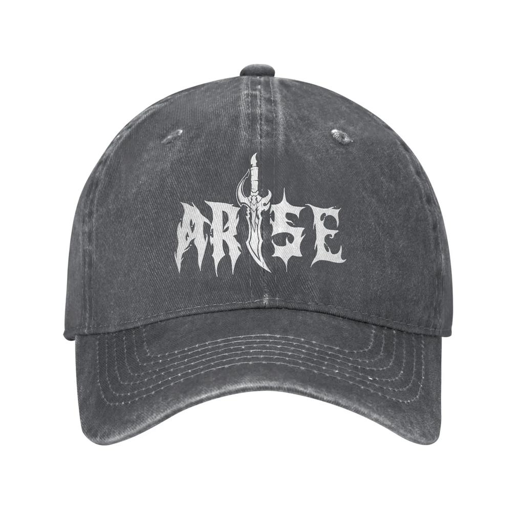 Solo Levelings Casual Baseball Cap Summer ARISE Trucker Hat Sunscreen Kpop Rock Snapback Cap Men Women Fitted Retro Baseball Cap
