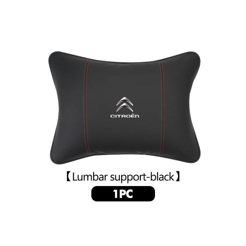 AQE3 Car Headrest Waist Rest Neck Support Seat Lumbar Cushion Pillow For Citroen C5 C1 C2 C6 C4L DS3 DS4 DS5 C-Elysee Grand Berlingo