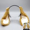 Soft Easter Rabbit Hair Hoop Fur Hair Accessories Lovely Bunny Ears Headband  Events