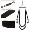 Měkký materiál Sex Swing Erotické hračky z popruhu Postroj Lano Love Nábytek s kovovým popruhem pro Bdsm Fetish Bondage Sex Position