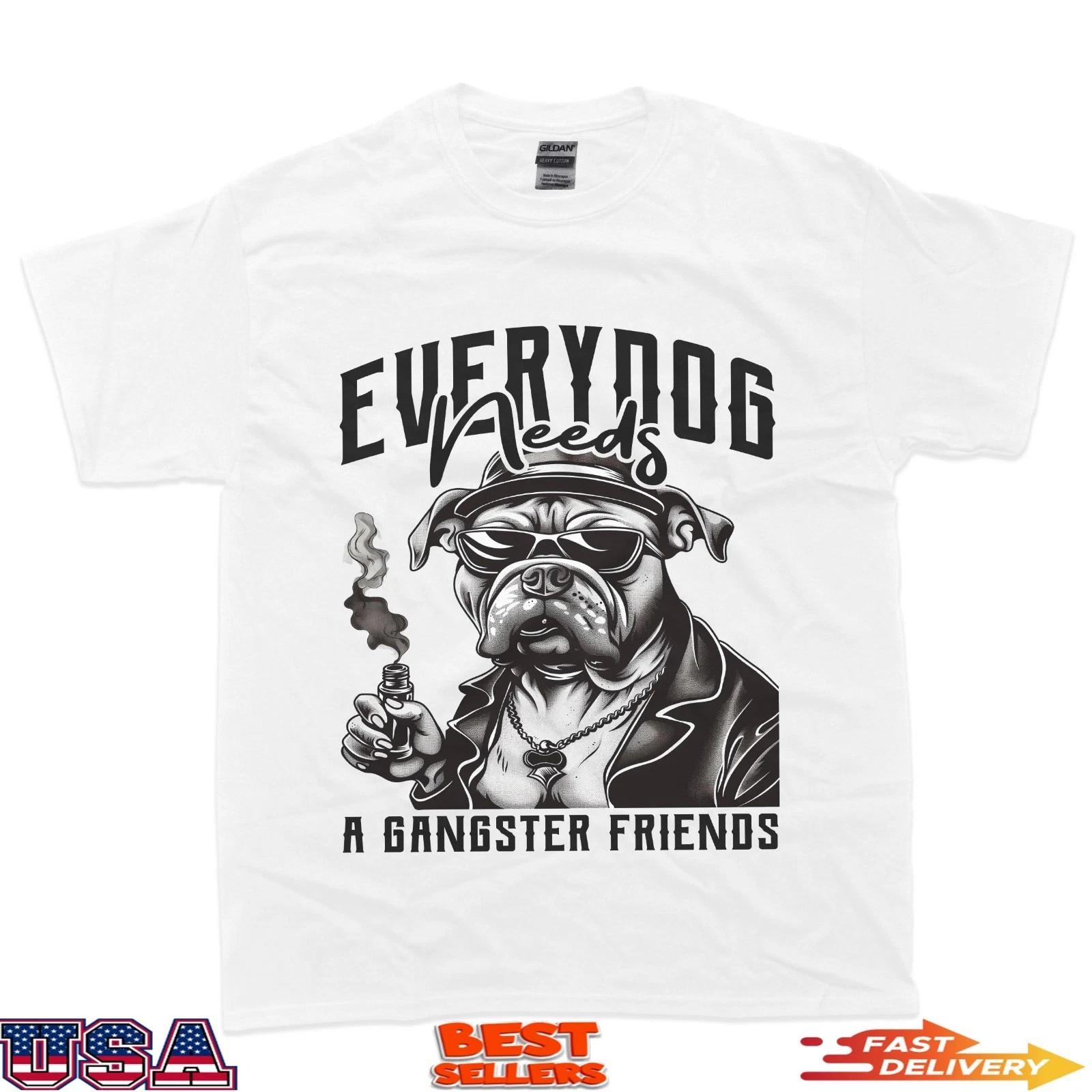 Gangster Friends Bad Dog Streetwear T-Shirt M