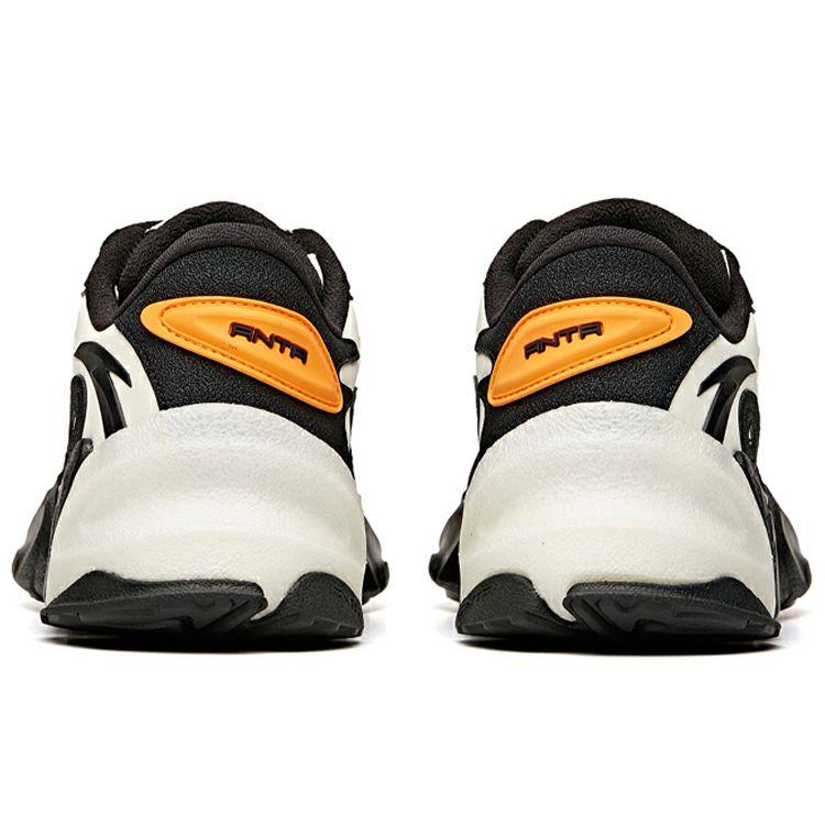 Anta Pulse Lifestyle Series Durable Breathable Low-Top Sneakers Men sneakers Black 912048850-2