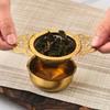 304 Stainless Steel Tea Infuser Set with Lace Design