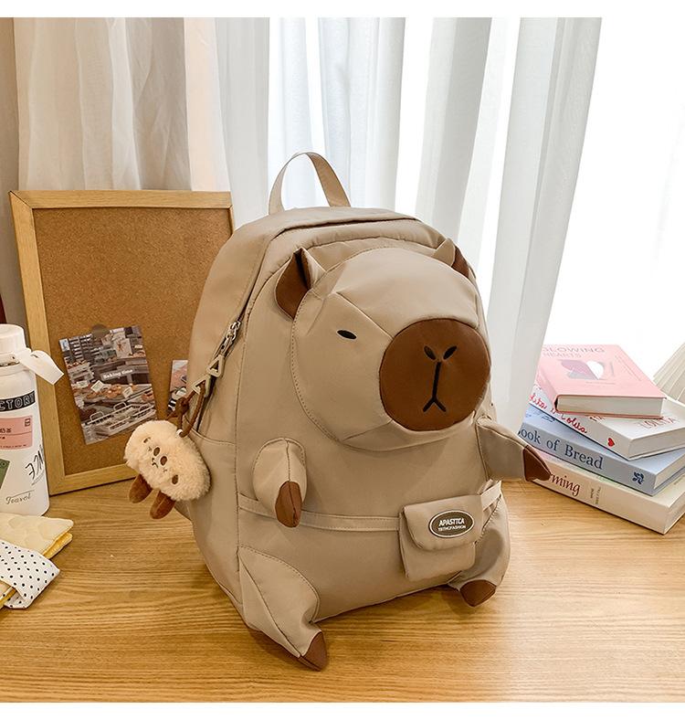 School bag 2025 new cute cartoon ins wind backpack casual simple go out play bag lightweight versatile school bag