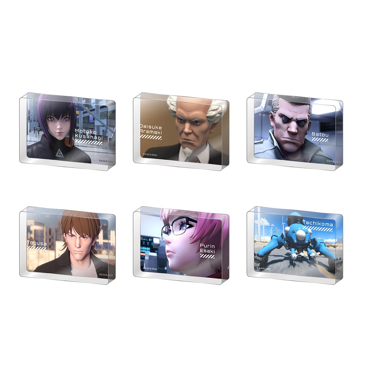 

Ghost in the Shell SAC 2045 Acrylic Block Collection BOX of 6