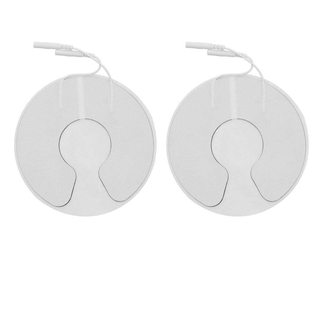 2pcs Breast Electrode Pads for Electric TENS Massager Physiotherapy Machine 11cm  4.3in