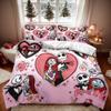 Jack Sally Bedding Sets Exquisite Bed Supplies Set Nightmare Christmas Duvet Cover Bed Comforter Set Bedding Set Birthday Gift