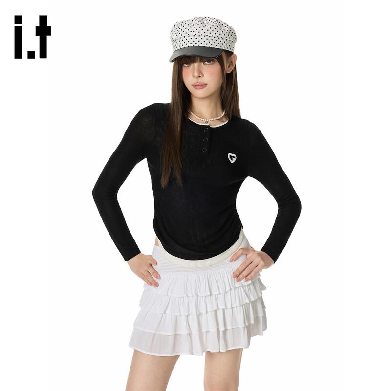 GROUND ZERO Women's Color-Block Faux Two-Piece Knit Sweater