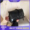 Retro High-end Small Square Bag Women's Winter New Fashion Casual Shoulder Bag Niche Trend Bag