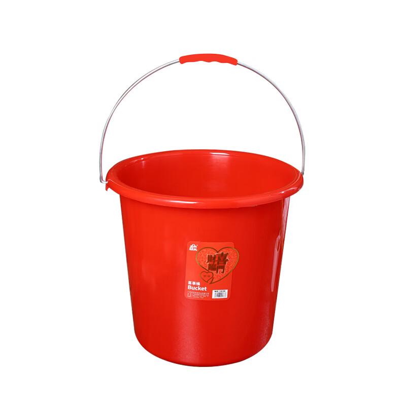 Bo Yiduo Red Plastic Celebration Bucket