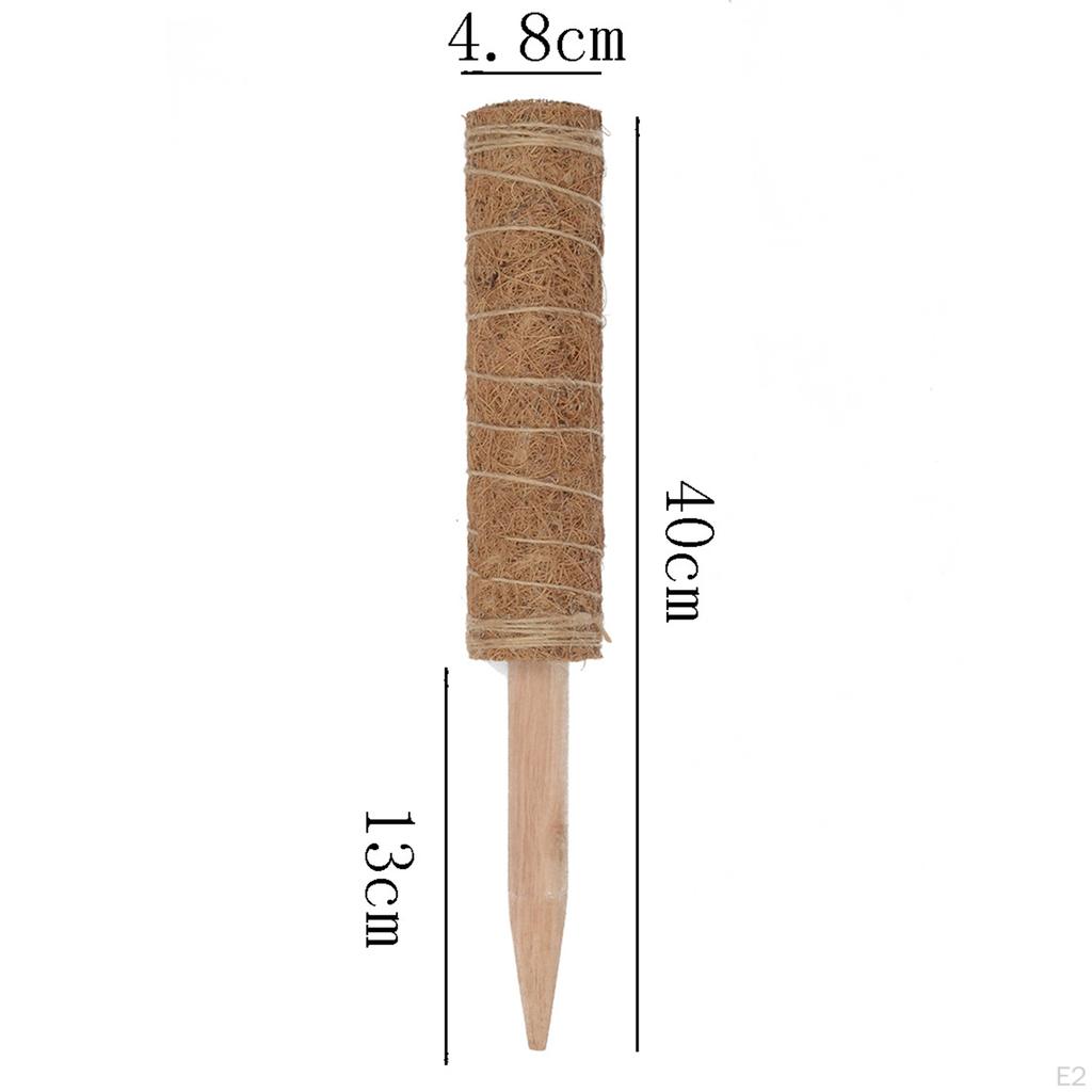 Pole - 2 Coir Poles Support Indoor to Upwards Use Individually or Together