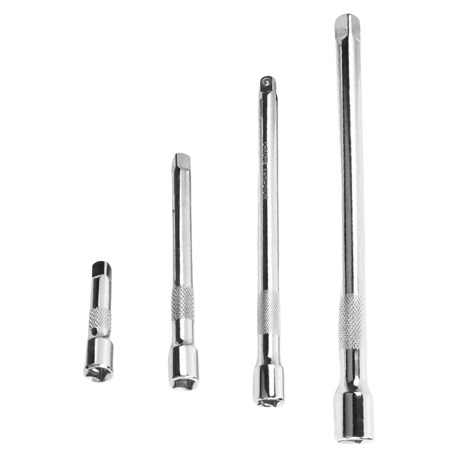 

Набор удлинителей 1/4 дюйма, 4 шт., Набор удлинителей для торцевых головок 3/8 дюйма, Удлинительный шарнир, Адаптер для торцевых головок, Удлинитель 4