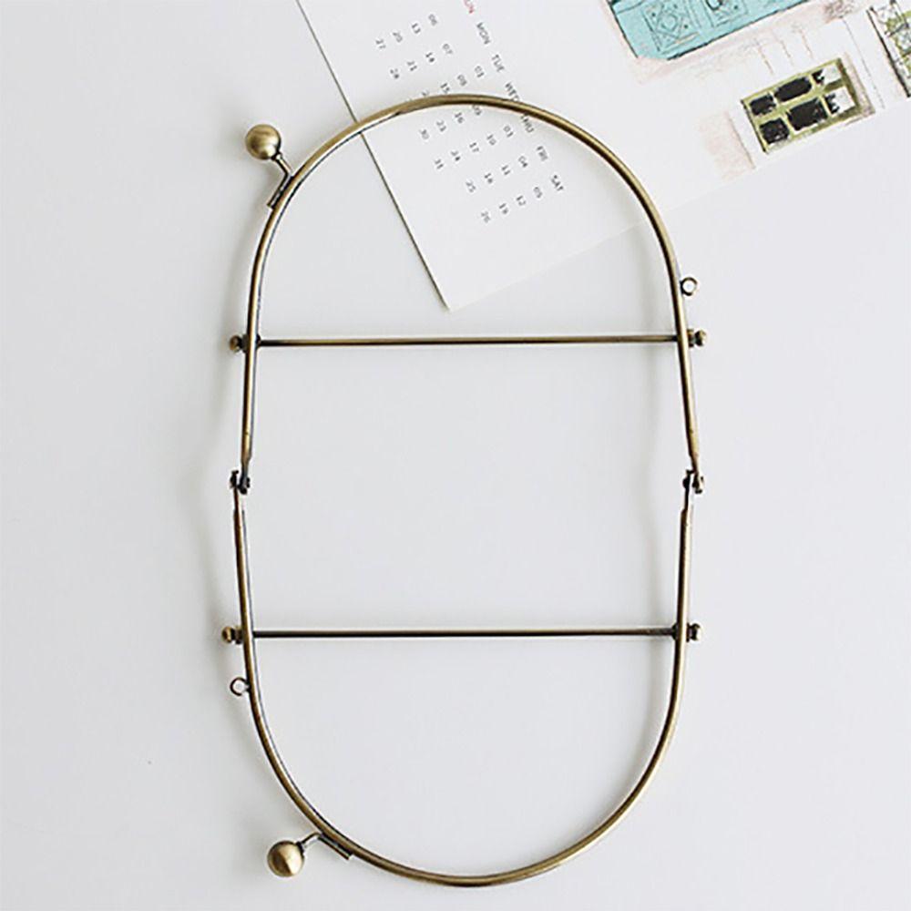 Mini Metal Purse Frame Kiss Clasp Bag Hardware Vintage Bag Kiss Clasp Lock Bag Clasps Handle Bag Accessories Purse Frame